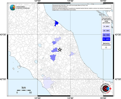 Mappa territorio comunale con almeno 3 questionari