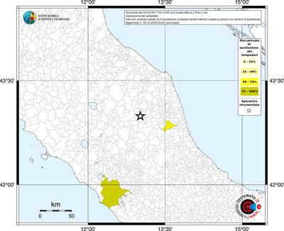 Mappa territorio comunale con almeno 3 questionari