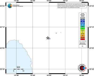 Mappa MCS - territori località