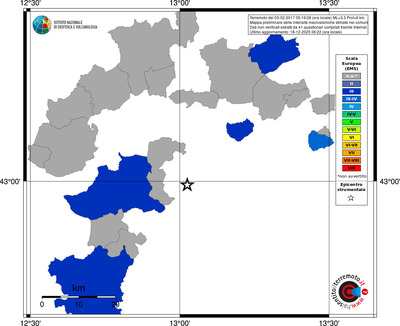 Mappa EMS - territori comuni