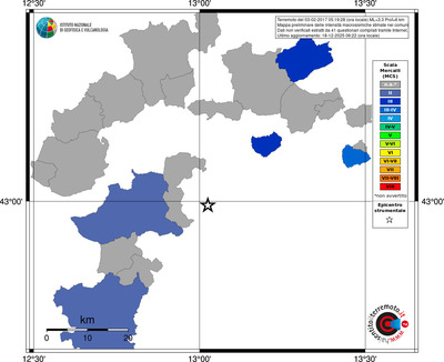 Mappa MCS - territori comuni