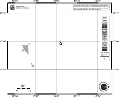 Mappa EMS - territori località