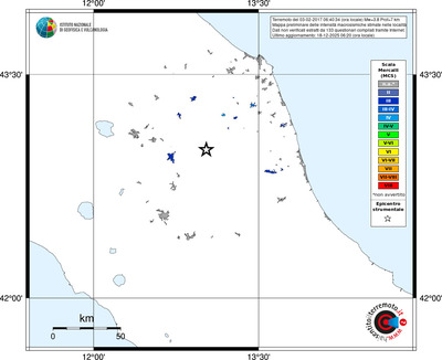 Mappa MCS - territori località