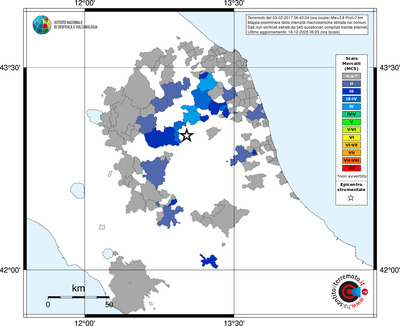 Mappa MCS - territori comuni
