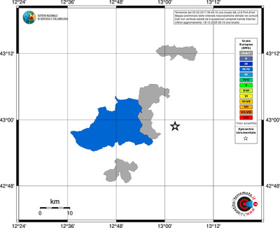 Mappa EMS - territori comuni