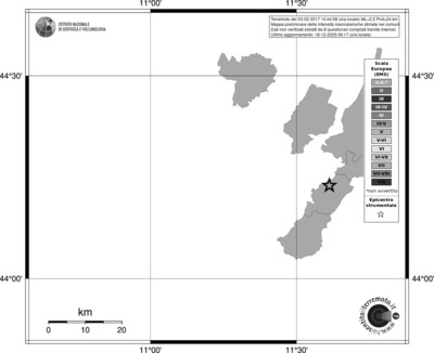 Mappa EMS - territori comuni