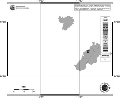 Mappa MCS - territori comuni