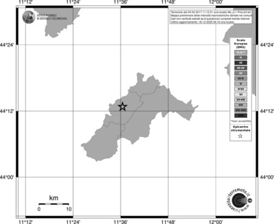 Mappa EMS - territori comuni