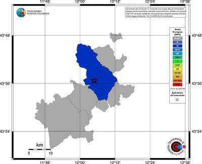 Mappa EMS - territori comuni
