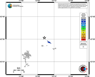 Mappa MCS - territori località