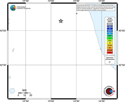 Mappa EMS - territori località