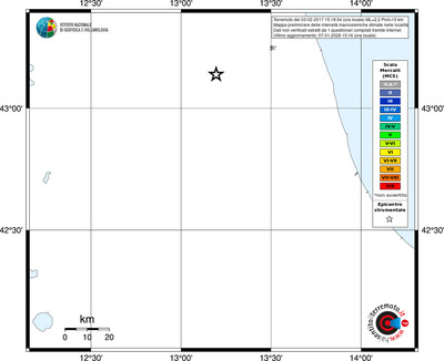Mappa MCS - territori località