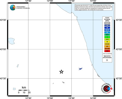 Mappa EMS - territori località