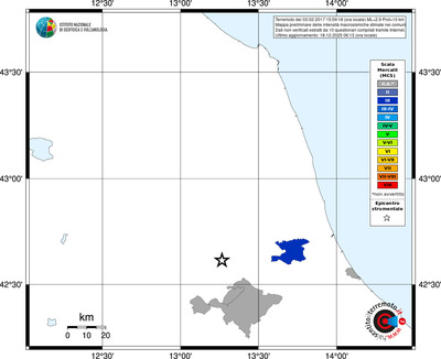 Mappa MCS - territori comuni