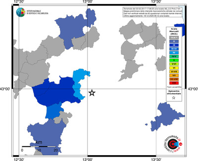 Mappa MCS - territori comuni