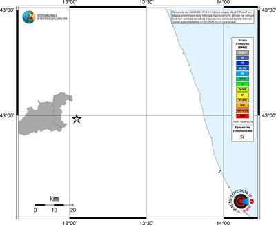 Mappa EMS - territori comuni
