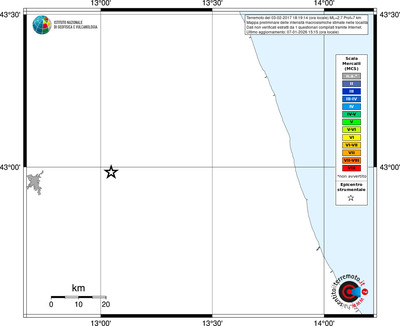 Mappa MCS - territori località