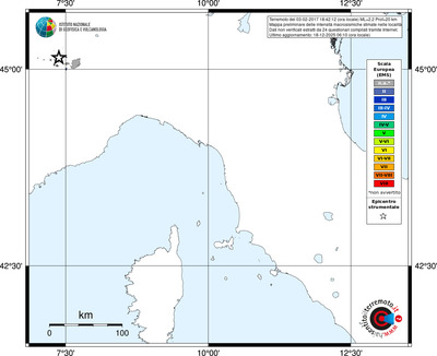 Mappa EMS - territori località