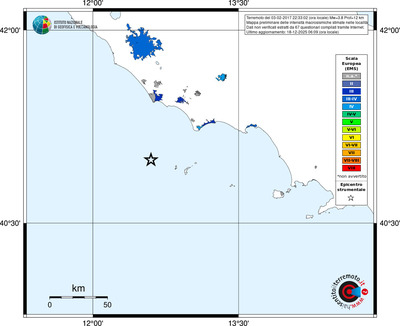 Mappa EMS - territori località
