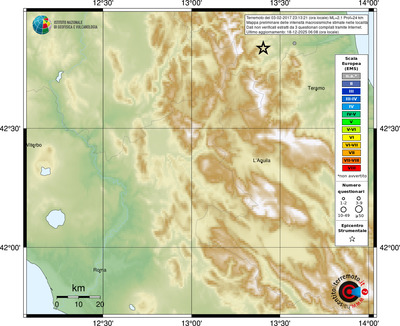 Mappa EMS - località