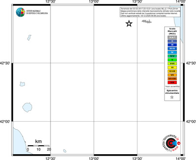 Mappa MCS - territori località