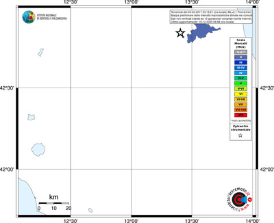 Mappa MCS - territori comuni