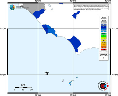 Mappa EMS - territori comuni