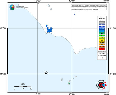 Mappa MCS - territori località