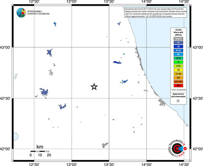 Mappa MCS - territori località