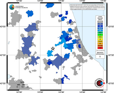 Mappa MCS - territori comuni
