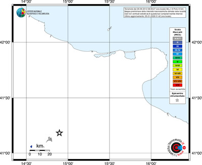 Mappa MCS - territori località