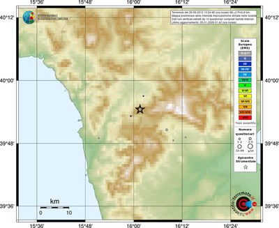 Mappa EMS - località