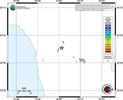 Mappa EMS - territori località
