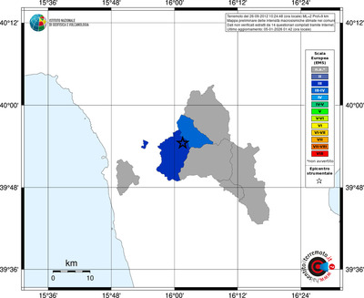 Mappa EMS - territori comuni