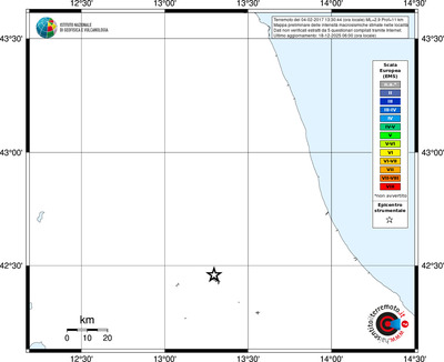 Mappa EMS - territori località