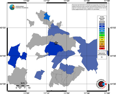 Mappa MCS - territori comuni