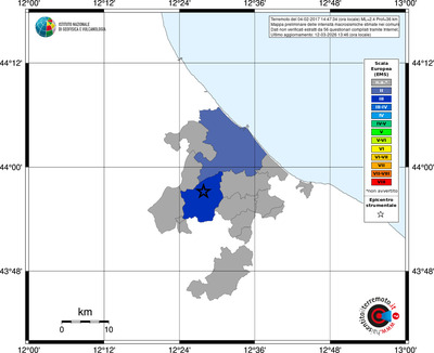 Mappa EMS - territori comuni