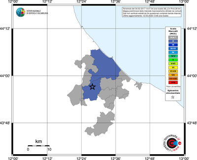 Mappa MCS - territori comuni