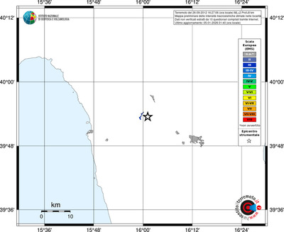 Mappa EMS - territori località
