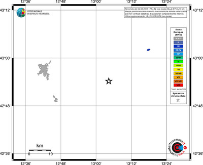 Mappa EMS - territori località