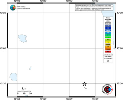 Mappa MCS - territori località