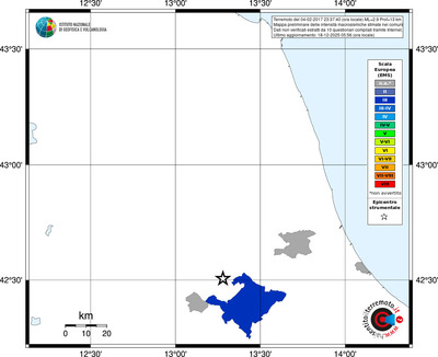 Mappa EMS - territori comuni