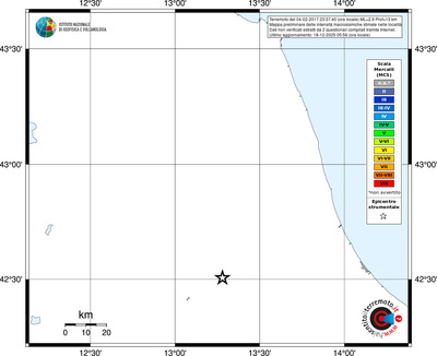 Mappa MCS - territori località