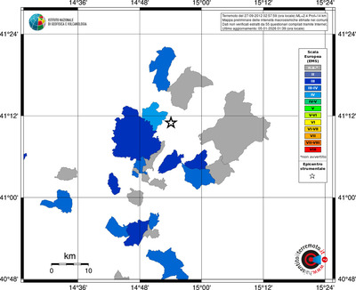 Mappa EMS - territori comuni