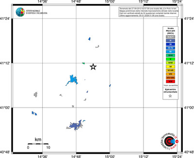 Mappa MCS - territori località