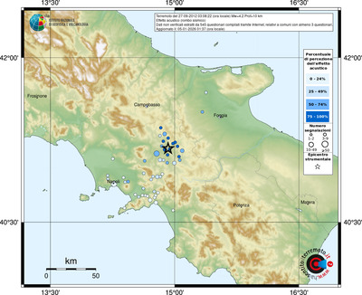 Mappa comuni con almeno 3 questionari