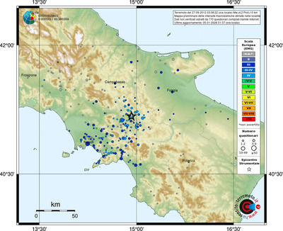 Mappa EMS - località