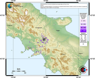 Mappa comuni con almeno 3 questionari