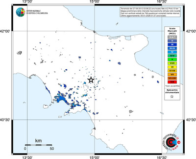 Mappa MCS - territori località