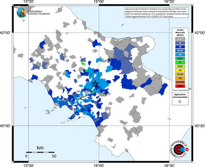 Mappa MCS - territori comuni